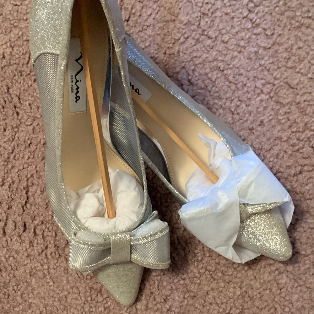 Silver Nina formal shoe